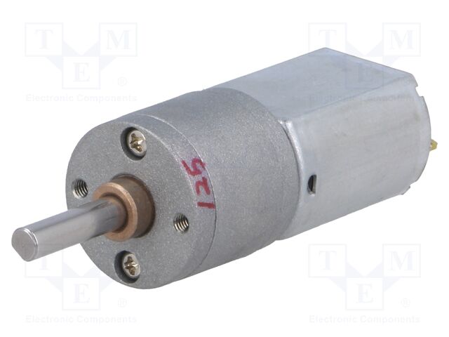 125:1 METAL GEARMOTOR 20DX44L MM 12V CBE 125:1 METAL GEARMOTOR 20DX44L MM 12V CBE