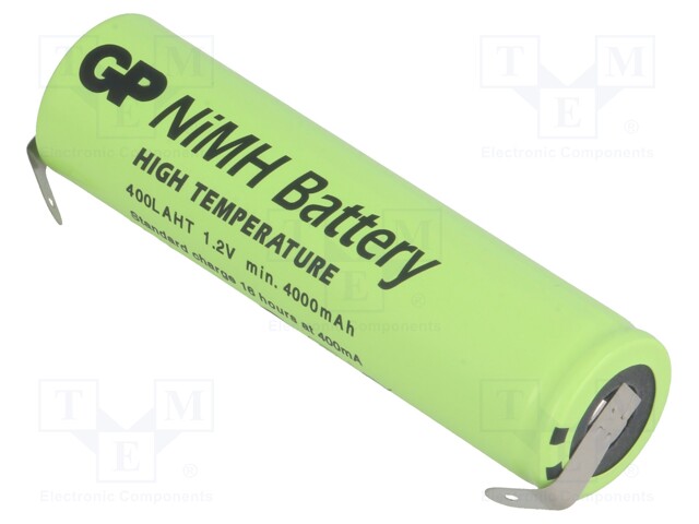 80AAAH GP - Re-battery: Ni-MH  AAA,R3; 1.2V; 800mAh; soldering