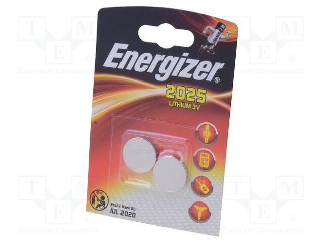 Energizer CR2025 Lithium 3V