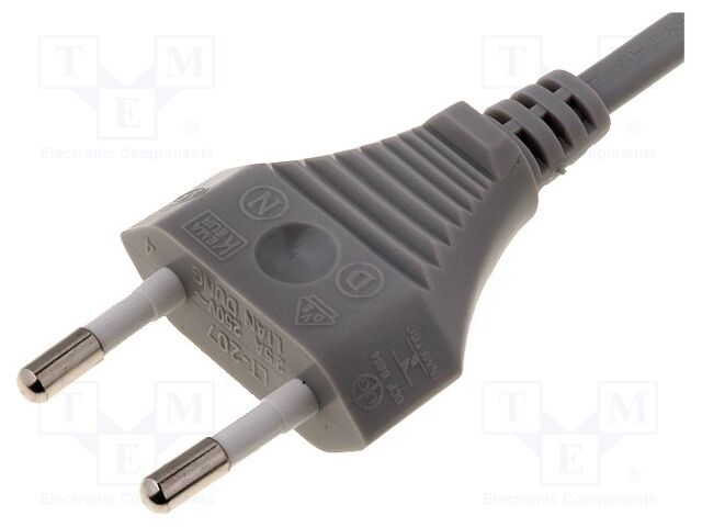 LT207 H03VVH2-F 2X0.75 1.8M GRY LT207 H03VVH2-F 2X0.75 1.8M GRY