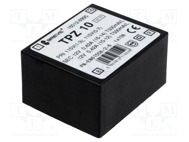 TPZ10/2*115/2*12V TPZ10/2*115/2*12V