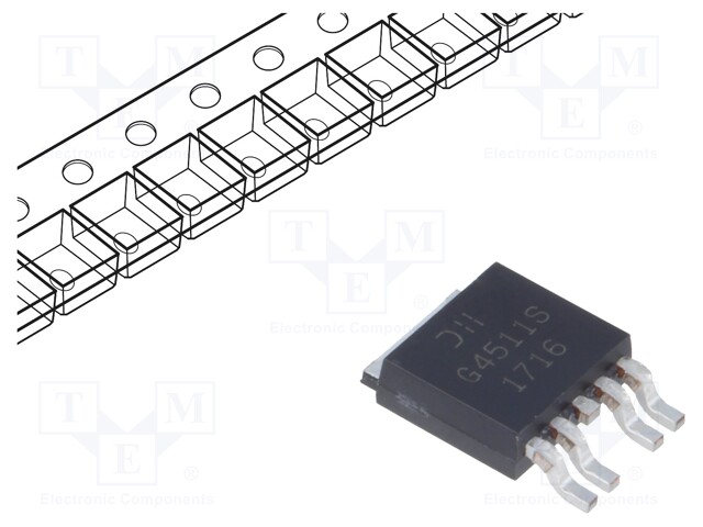 DIODES INCORPORATED DMG4511SK4-13 - Transistor: N/P-MOSFET