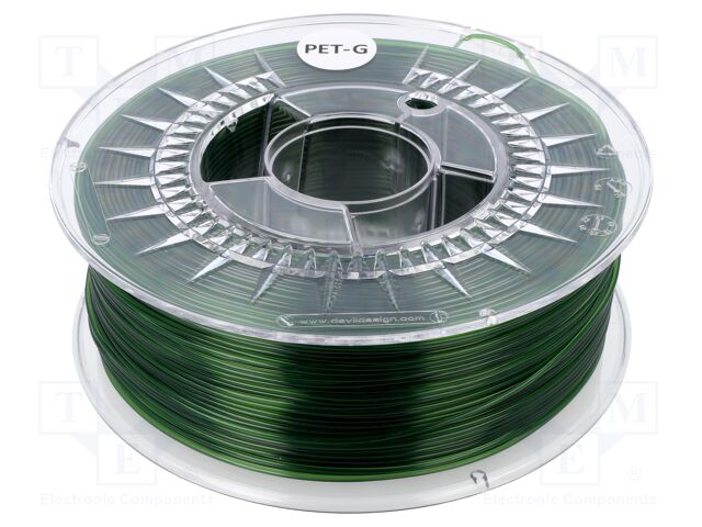 PETG 1,75 GREEN TRANSPARENT PETG 1,75 GREEN TRANSPARENT