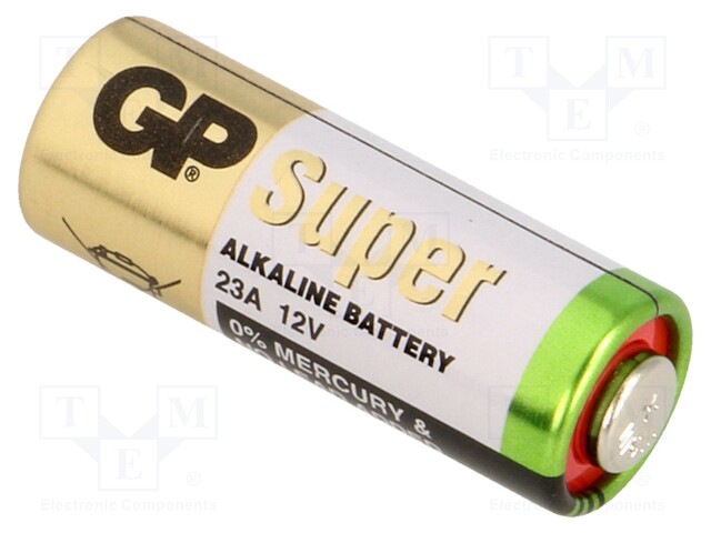 23AE-B BULK GP - Batterie: alkalisch, 12V; 23A,8LR932; nicht aufladbar;  Ø10x28mm; BAT-23A/GP