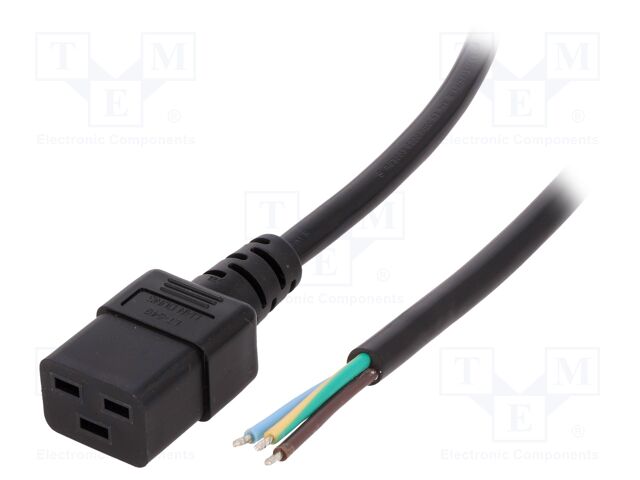 LT-549 H05VV-F 3X1.5 BLK 5M END ROJ LT-549 H05VV-F 3X1.5 BLK 5M END ROJ