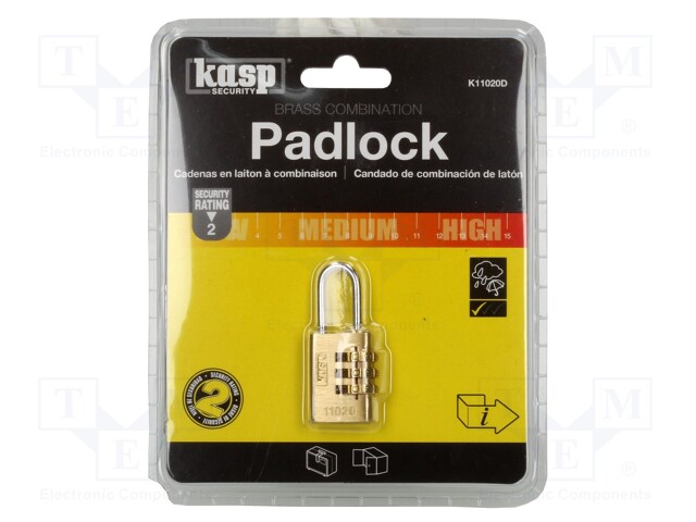 KASP K11020D - Padlock