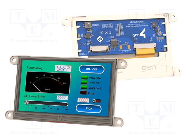 4D Systems GEN4-4DCAPE-43T - Display: TFT