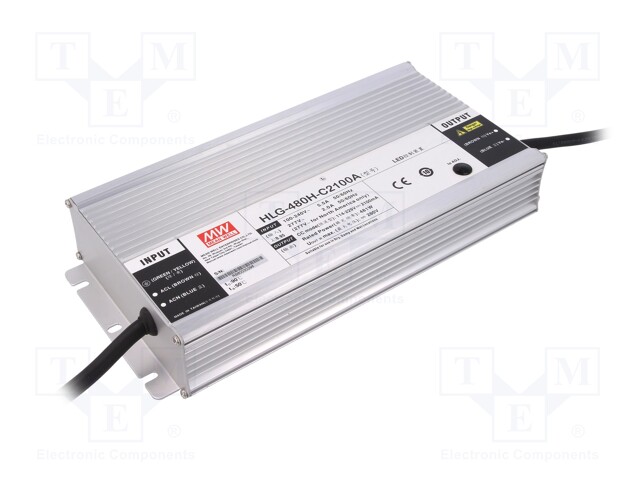 MEAN WELL HLG-480H-C2100A - Power supply: switched-mode