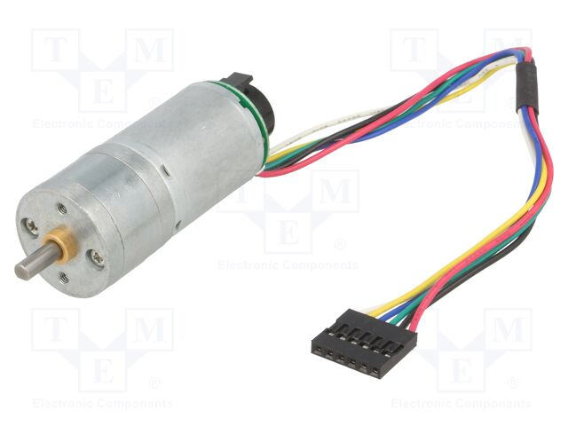 20.4:1 METAL GEARMOTOR 25DX50L MM HP 6V 20.4:1 METAL GEARMOTOR 25DX50L MM HP 6V