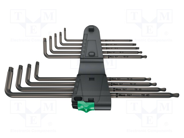 05024460001 WERA - Wrenches set | Torx®; WERA.967/9TX/XL | TME - Electronic  components
