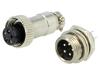 DS1110-01-5B6 | Socket,plug; microphone MINI; male,female; PIN: 5; MINI; soldering