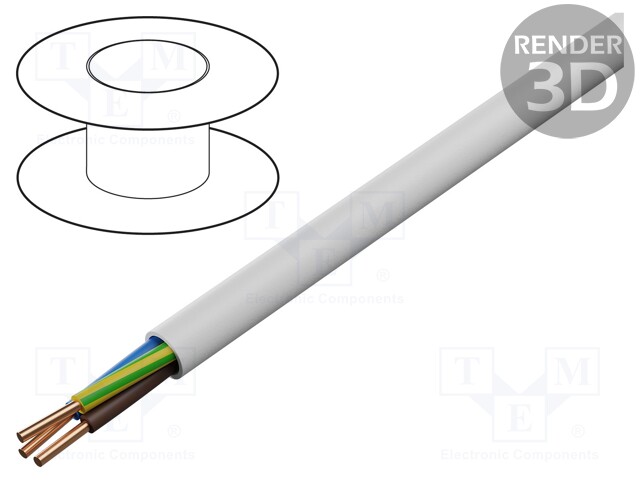 EK-YDY-3X10 ELEKTROKABEL - Wire  YDY; round; solid; Cu; 3G10mm2