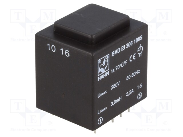 HAHN BVD EI 306 1005 - Inductor: wire