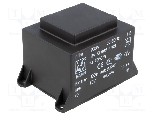 BV EI 663 1109 BV EI 663 1109