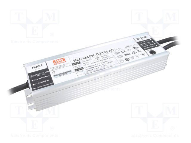 MEAN WELL HLG-240H-C2100AB - Power supply: switched-mode