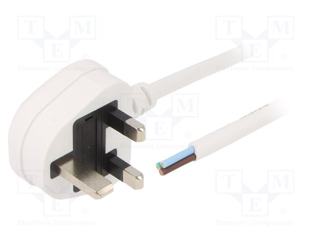 LT-318(13A) 3X1.0 WHT 3M END CUT LT-318(13A) 3X1.0 WHT 3M END CUT