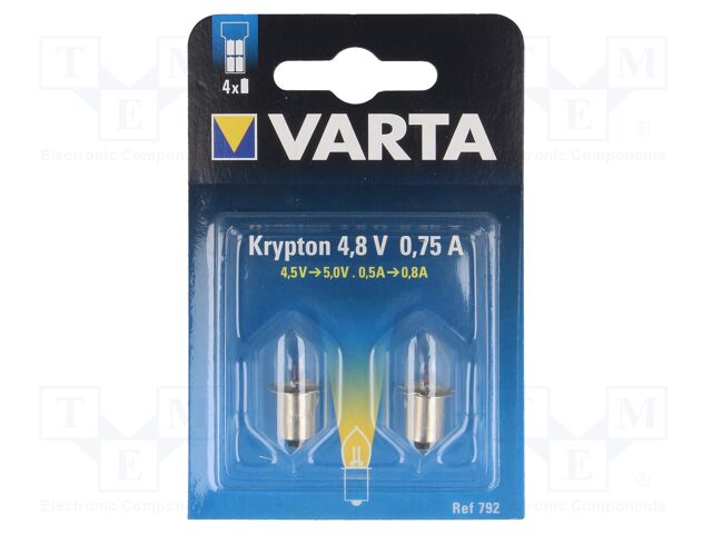 792 4,8V B2 0,75A 792 4,8V B2 0,75A