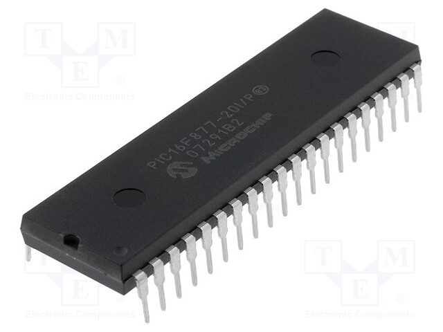 MICROCHIP TECHNOLOGY PIC16F877-20I/P - IC: PIC microcontroller