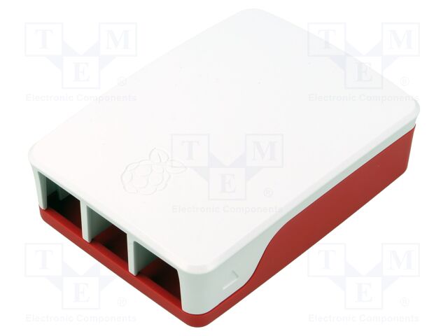 RPI OFFICIAL CASE FOR PI4 (RED/WHITE) RPI OFFICIAL CASE FOR PI4 (RED/WHITE)
