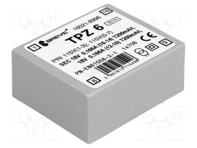 TPZ6/2*115/2*18V TPZ6/2*115/2*18V