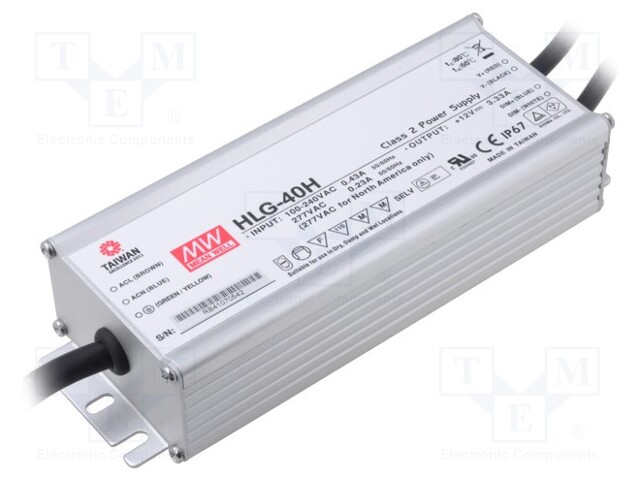 MEAN WELL HLG-40H-54B - Power supply: switched-mode