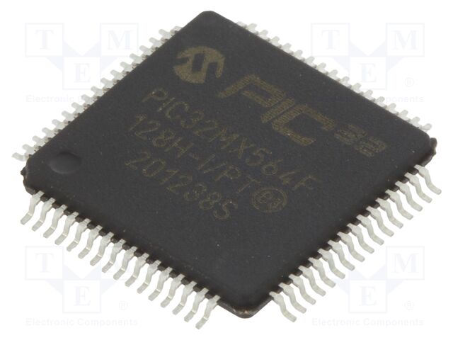 PIC32MX564F128H-I/PT PIC32MX564F128H-I/PT