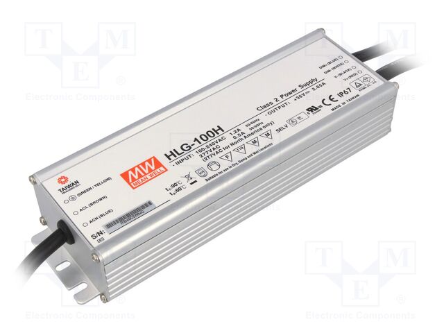 MEAN WELL HLG-100H-54B - Power supply: switched-mode