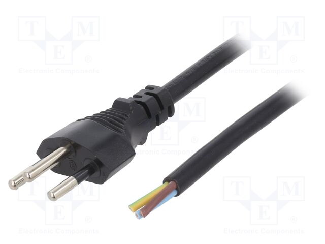 LT-313 H05VV-F 3X1.0 BLK 5M END CUT LT-313 H05VV-F 3X1.0 BLK 5M END CUT