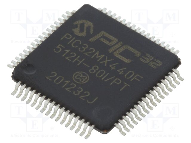 PIC32MX440F512H-80I/PT PIC32MX440F512H-80I/PT