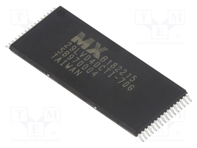 MACRONIX INTERNATIONAL MX29LV040CTI-70G/TRAY - IC: FLASH memory