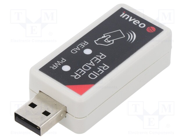 Bóveda Centralizar Luna RFID USB POCKET INVEO - RFID reader | 5V; UNIQUE; USB; LED status  indicator; Range: 50mm; RFID-USB-POCKET | TME - Electronic components