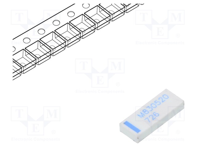 M830520 | Antenni; Bluetooth,WiFi,ZigBee; 1dBi; lineaarinen; SMD; 8x3x1,3mm