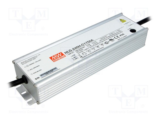 MEAN WELL HLG-240H-C1750A - Power supply: switched-mode