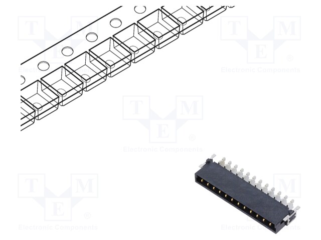 HARTING 15550122601333 - Connector: PCB to PCB