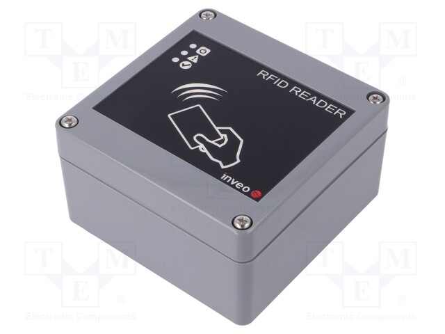 RFID IND LED MIF INVEO - Lettore RFID, 10÷24V; MIFARE; HTTP,Modbus  RTU,Modbus TCP,SNMP; RFID-IND-M2