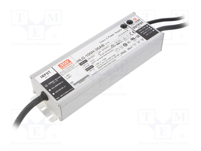 MEAN WELL HLG-100H-36AB - Power supply: switched-mode