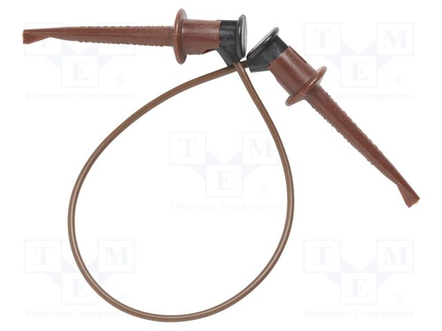 3781-36-1 POMONA - Test lead | 60VDC; 30VAC; 5A; clip-on hook probe,both sides; brown; POM-3781-36-1 | TME - Electronic components Malta 3781-36-1-pomona-test-lead-60vdc-30vac-5a-clip-on-hook-probe-both-sides-brown-pom-3781-36-1-tme-electronic-components-malta