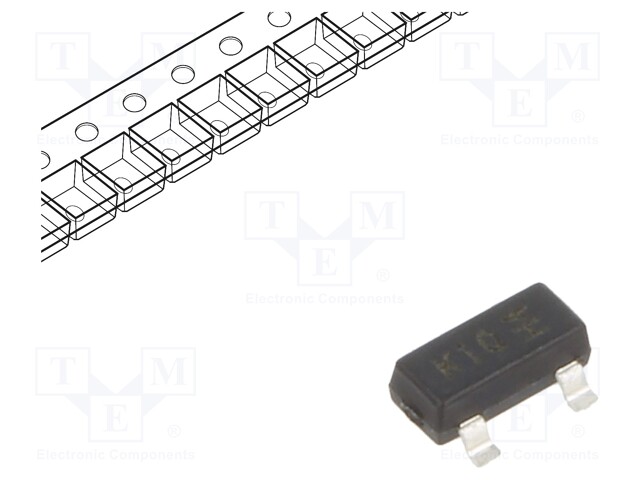 DIODES INCORPORATED BC847A-7-F - Transistor: NPN