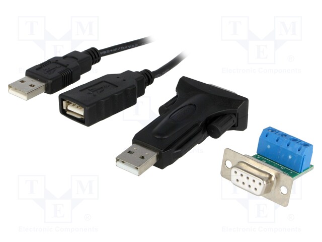 Oversigt ydre brændt DA-70157 DIGITUS - USB to RS485 converter | chipset FTDI/FT232RL; 0.8m; USB  2.0 | TME - Electronic components