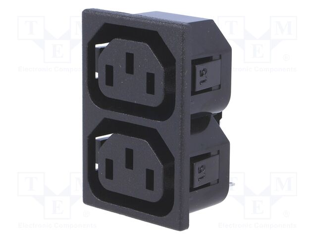 SCHURTER 0909.0001 - Connector: AC supply