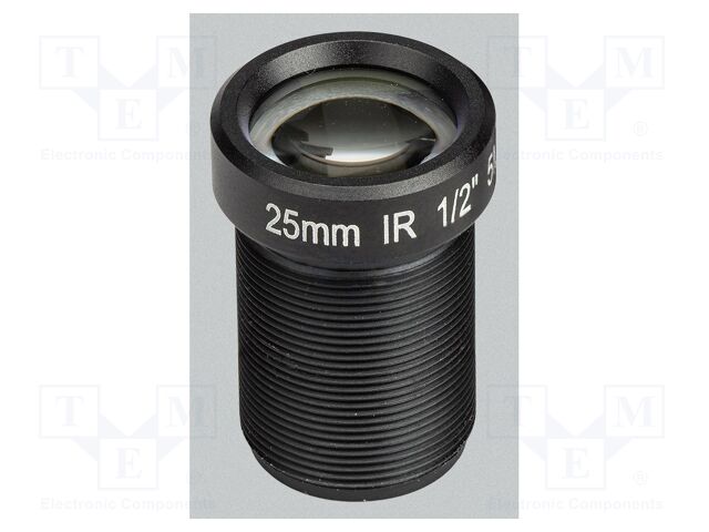M12 LENS 5MP 25MM TELEPHOTO ~18 DEG M12 LENS 5MP 25MM TELEPHOTO ~18 DEG