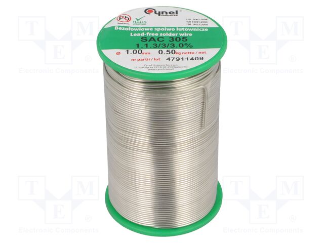 SN96,5AG3CU0,5-1.1.3 Q 1.00 500G SN96,5AG3CU0,5-1.1.3 Q 1.00 500G