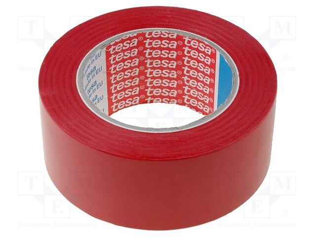 George Bernard tyran tolv 04169-00059-93 TESA - Tape: marking | red; L: 33m; W: 50mm; self-adhesive;  Thk: 180um; 200%; TESA-4169-50RD | TME - Electronic components
