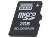 SDU2GGPGRB | Karta pamięci; przemysłowa; microSD,pSLC; 2GB; Class 6; -25÷85°C