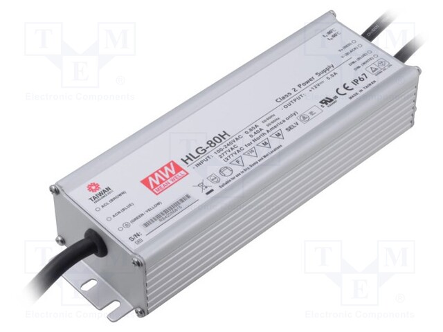 MEAN WELL HLG-80H-24B - Power supply: switched-mode