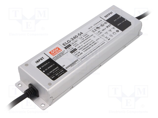 MEAN WELL ELG-240-54 - Power supply: switched-mode