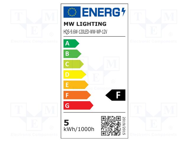 HQS-9.6W-120LED-WW-WP-12V-5M HQS-9.6W-120LED-WW-WP-12V-5M
