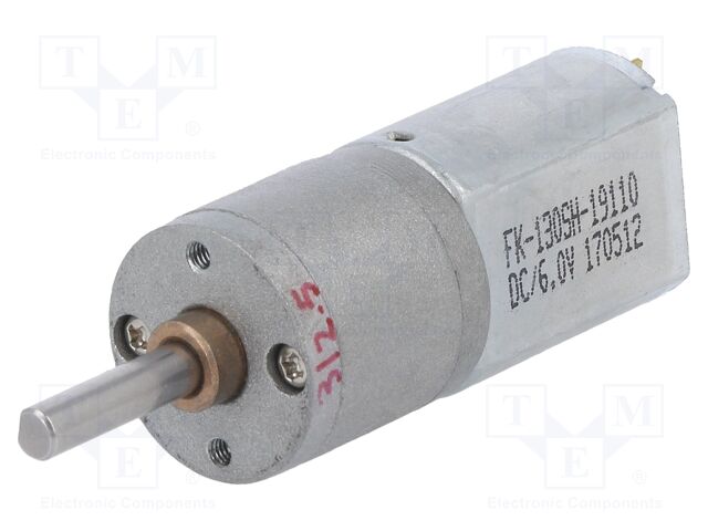 313:1 METAL GEARMOTOR 20DX46L MM 6V CB 313:1 METAL GEARMOTOR 20DX46L MM 6V CB