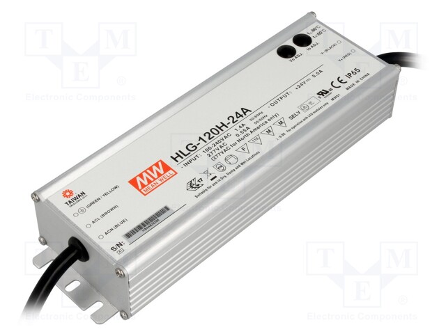 MEAN WELL HLG-120H-24A - Power supply: switched-mode