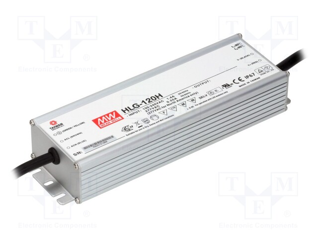 MEAN WELL HLG-120H-54 - Power supply: switched-mode